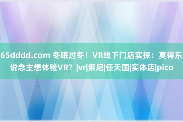 65dddd.com 冬眠过冬！VR线下门店实探：莫得东说念主想体验VR？|vr|索尼|任天国|实体店|pico
